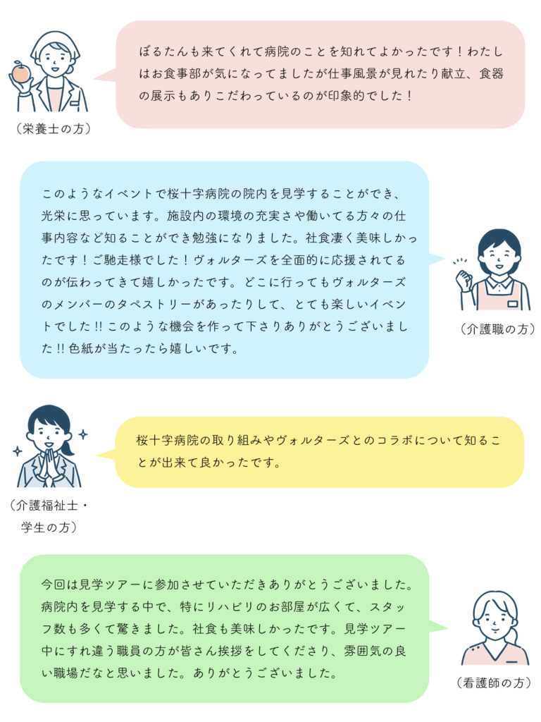 見学ツアー参加者のご感想